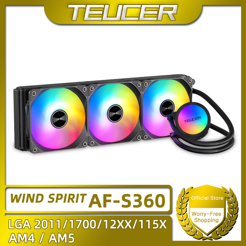 Pc Water Cooling - TEUCER AF-S360 CPU Wasserkühlung Kühler LGA