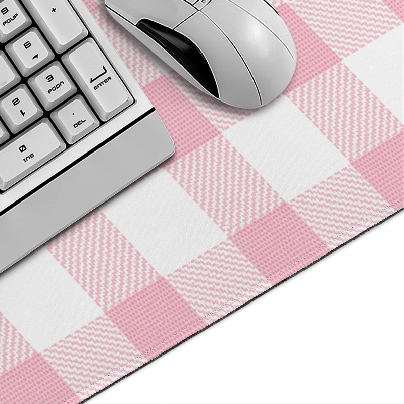Mauspad Rosa Gingham-Karo Gami – Pc Gaming Pink Bewertung und Preis