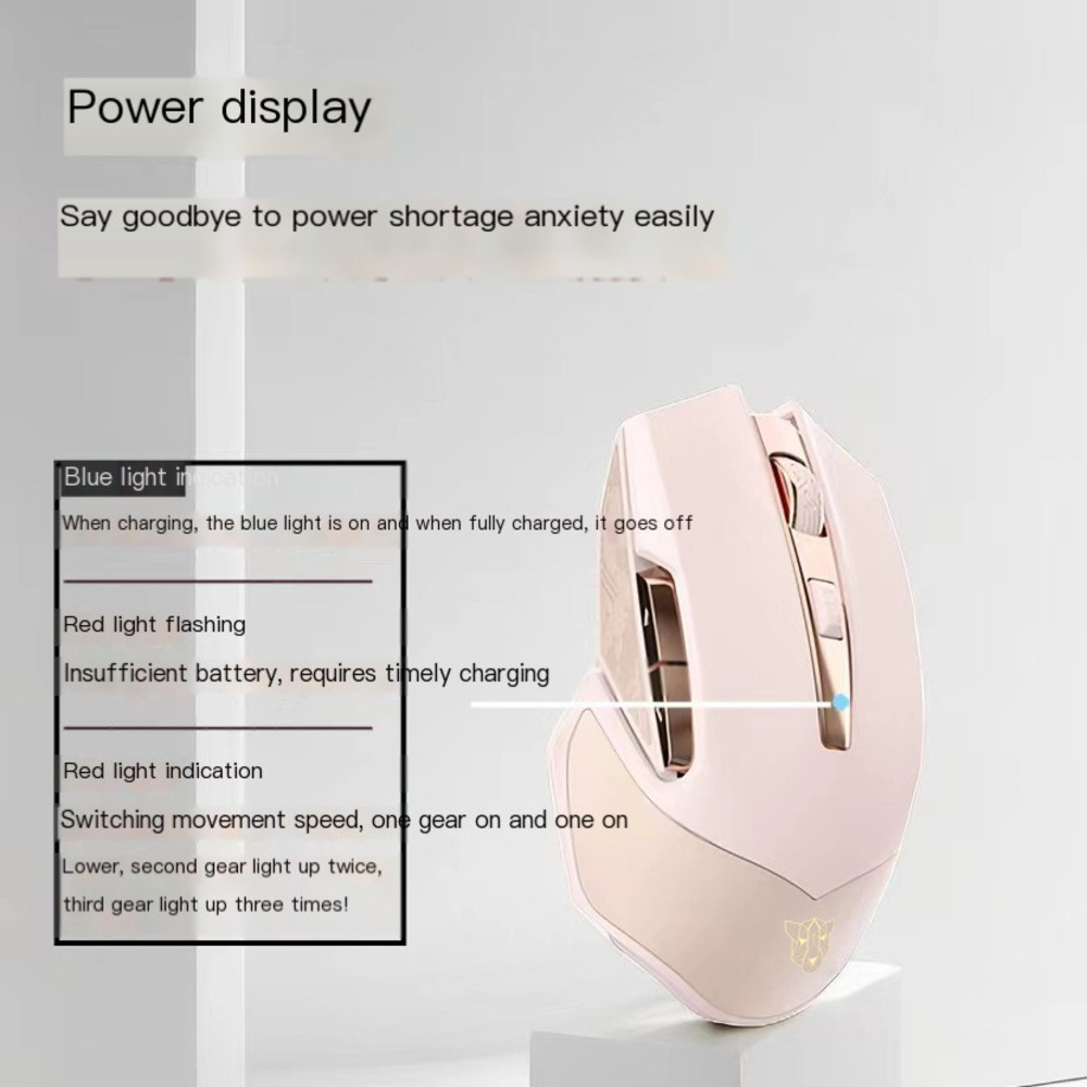 2024 neue 2,4g drahtlose Maus  – Pc Gaming Pink Bewertung und Preis